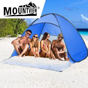 Pop Up Beach Tent Camping Portable Shelter Shade 4 Person-Mountview