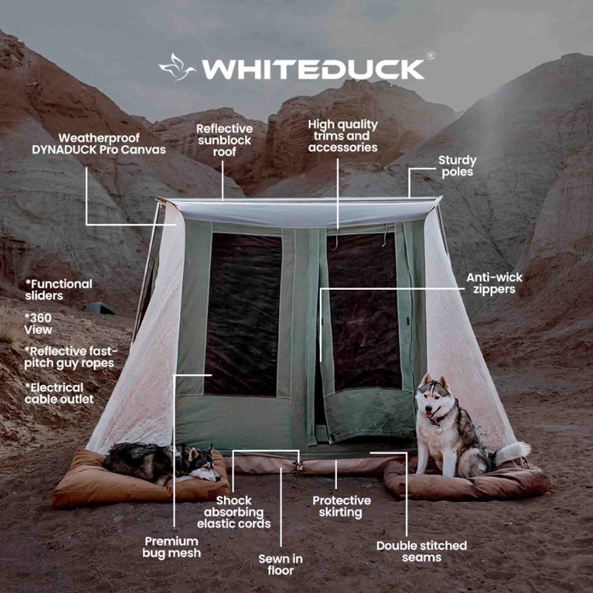 Prota Canvas Tent 10'x10'