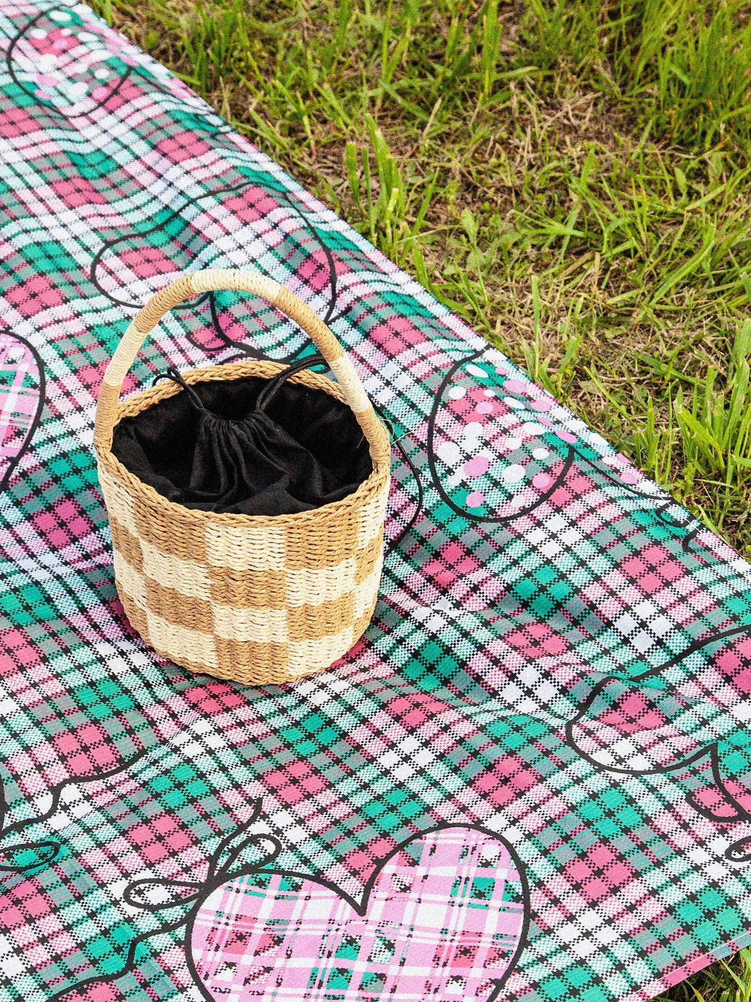 Recycled Picnic Blanket Vintage