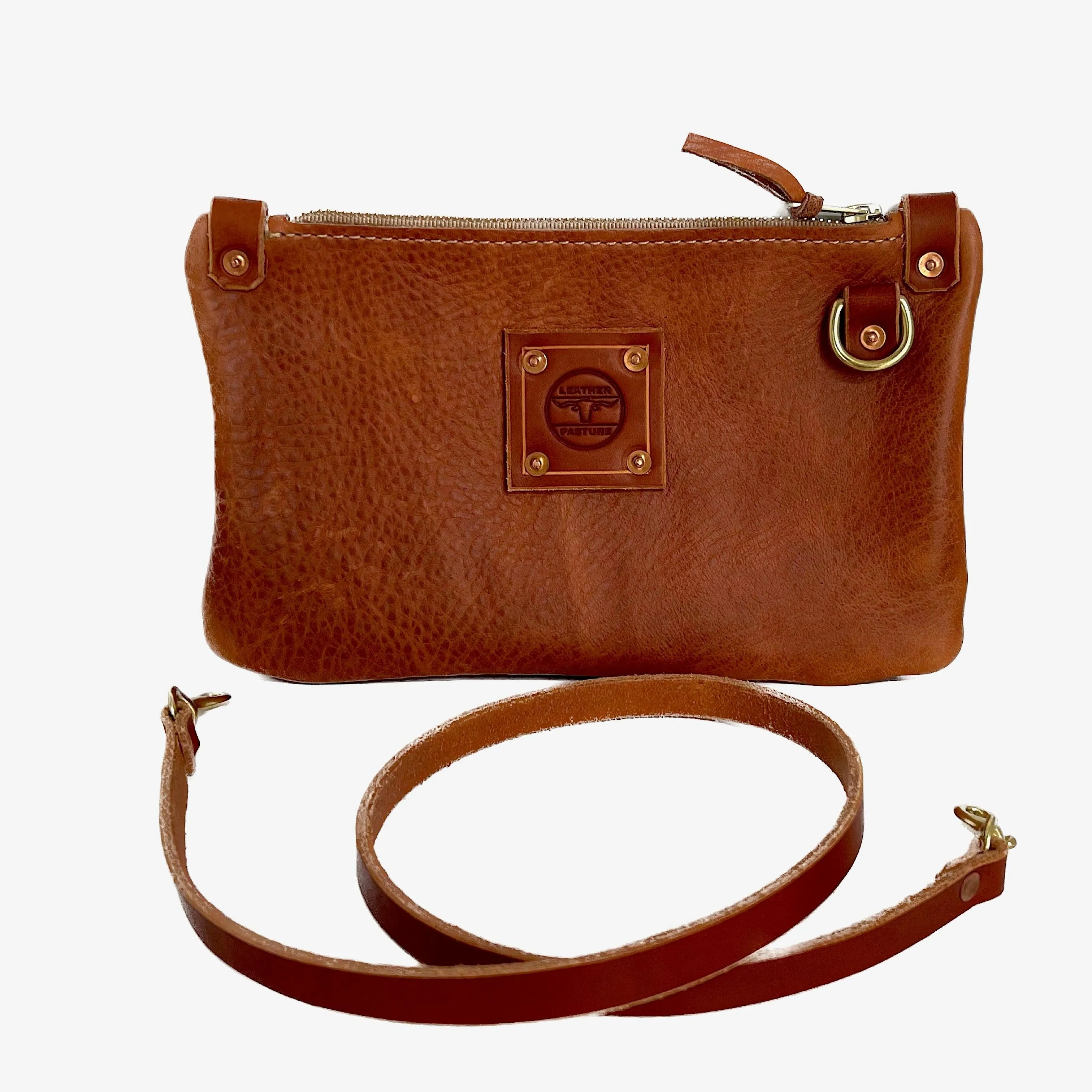 RTS- Micro Messenger Bag in Umber