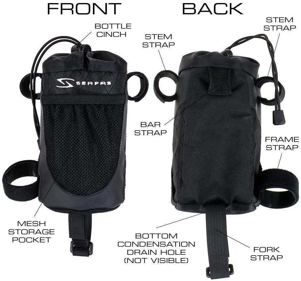 Serfas Handlebar Multi Use Bag Bar-Tender -Live4Bikes
