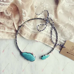 Snow Chime Necklace in Silver