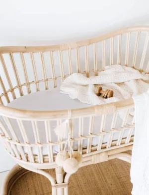 Snuggle Hunny Kids | Stone | Bassinet Sheet / Change Pad Cover Snuggle Hunny Kids | Stone | Bassinet Sheet / Change Pad Cover