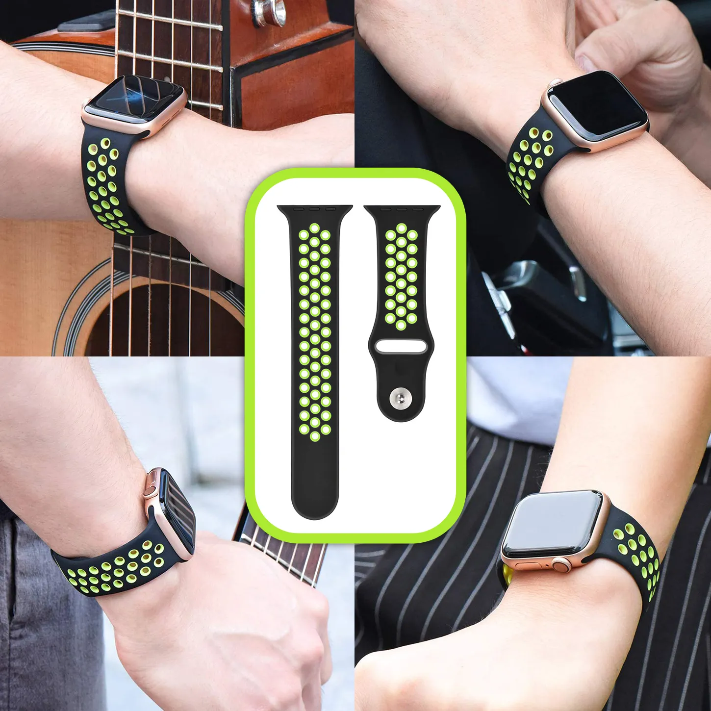 Soft Silicone Sport Band for iWatch