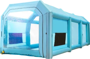 Vevor Inflatable Paint Booth 39.4' x 16.4' x 13.1' 1100W Inflation 950W Ventilation Blowers with Air Filtration System New