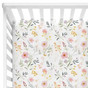 Winnie's Wildflowers Crib Sheet