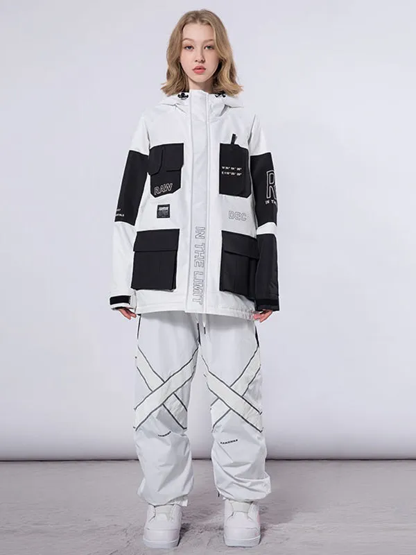 Women's RAWRWAR Winter Space Reflective Snowboard Jacket & Pants