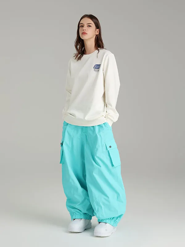 Women's Searipe Mountain Insulated Overalls Cargo Snow Pants