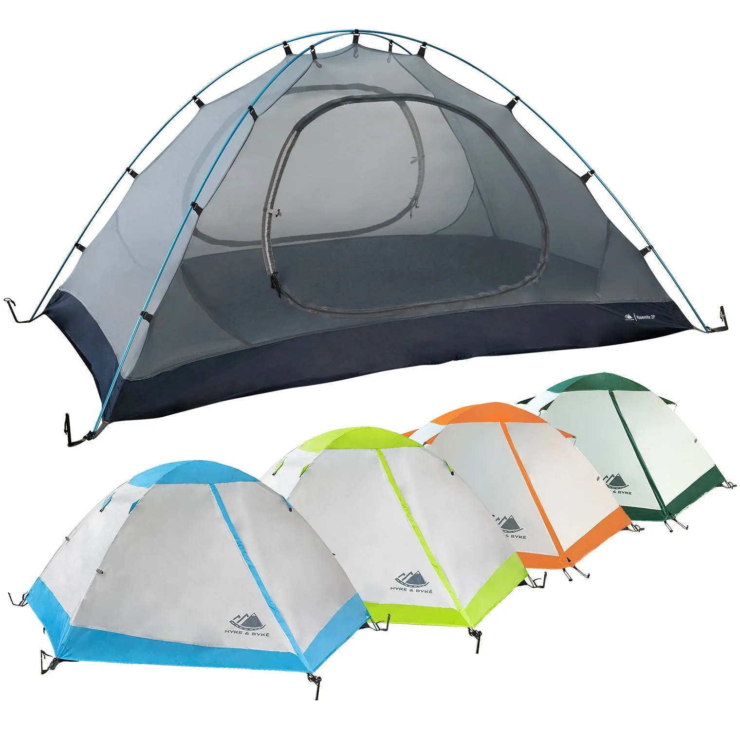 Yosemite 2 Person Backpacking Tent with Footprint