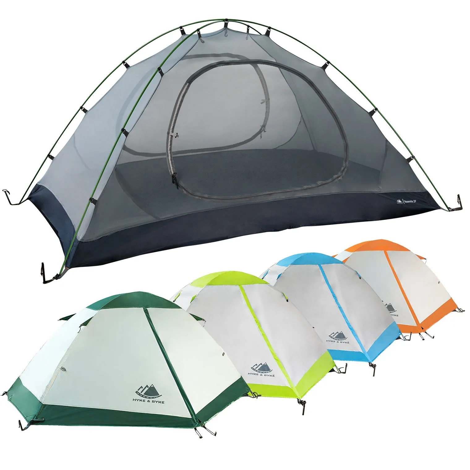 Yosemite 2 Person Backpacking Tent with Footprint