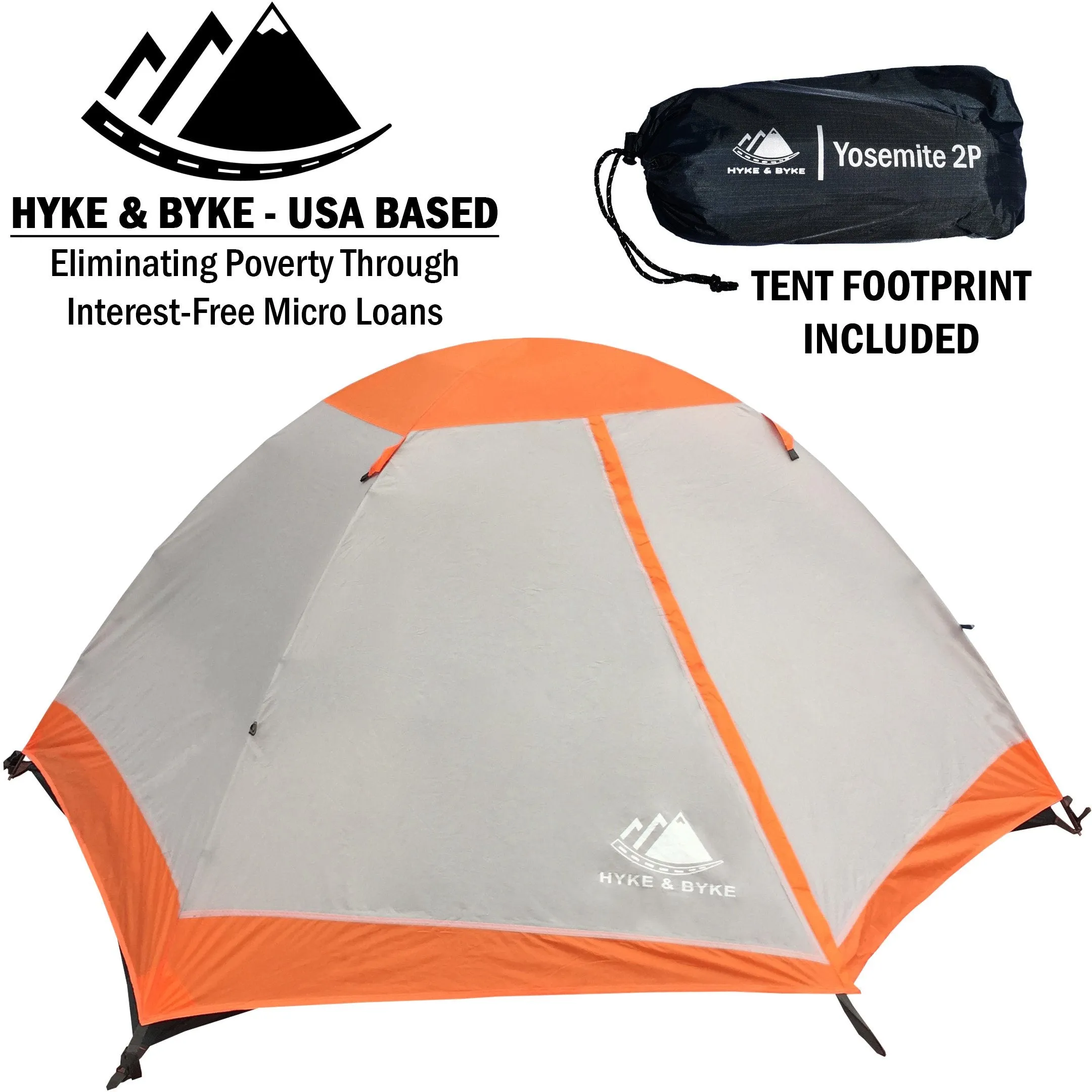 Yosemite 2 Person Backpacking Tent with Footprint